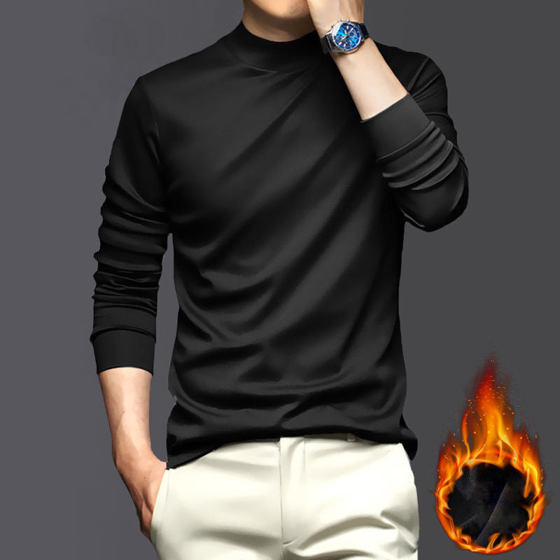 Warm Combed Cotton Shirt - Lars-Black-M-State of Style
