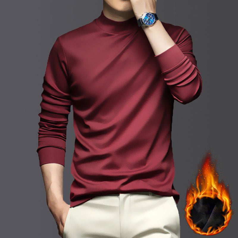 Warm Combed Cotton Shirt - Lars-Red-M-State of Style