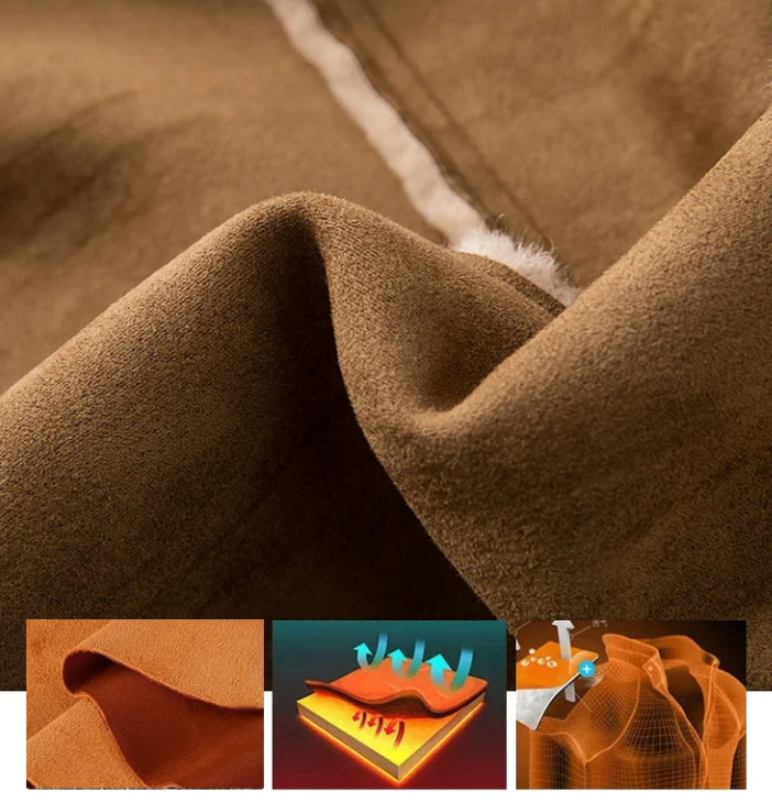 Warm Fleece Jacket for Women - Amara-Brown-S-State of Style