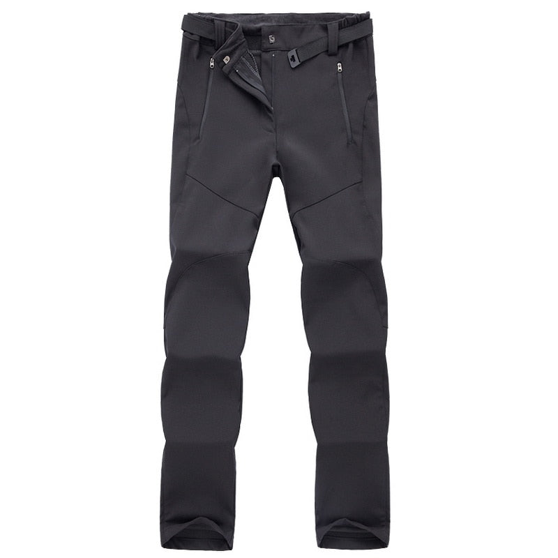Warm Fleece Softshell Pants - Everest-Black-S-State of Style