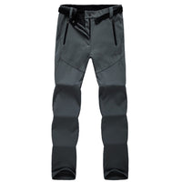 Warm Fleece Softshell Pants - Everest-Grey-S-State of Style