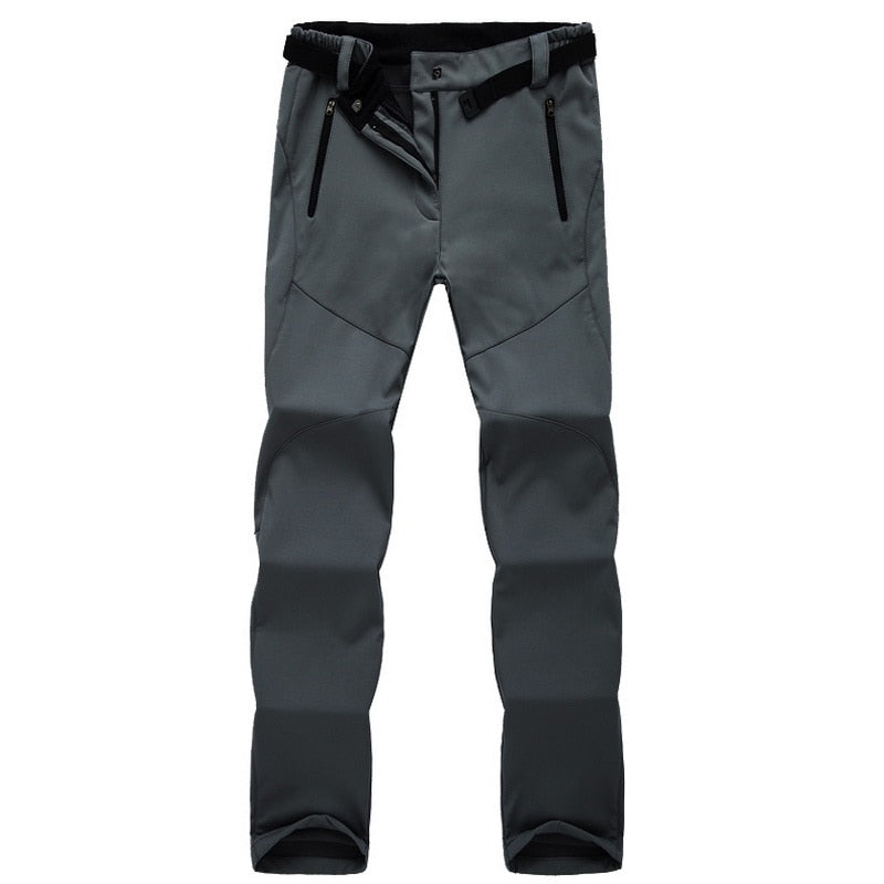 Warm Fleece Softshell Pants - Everest-Grey-S-State of Style