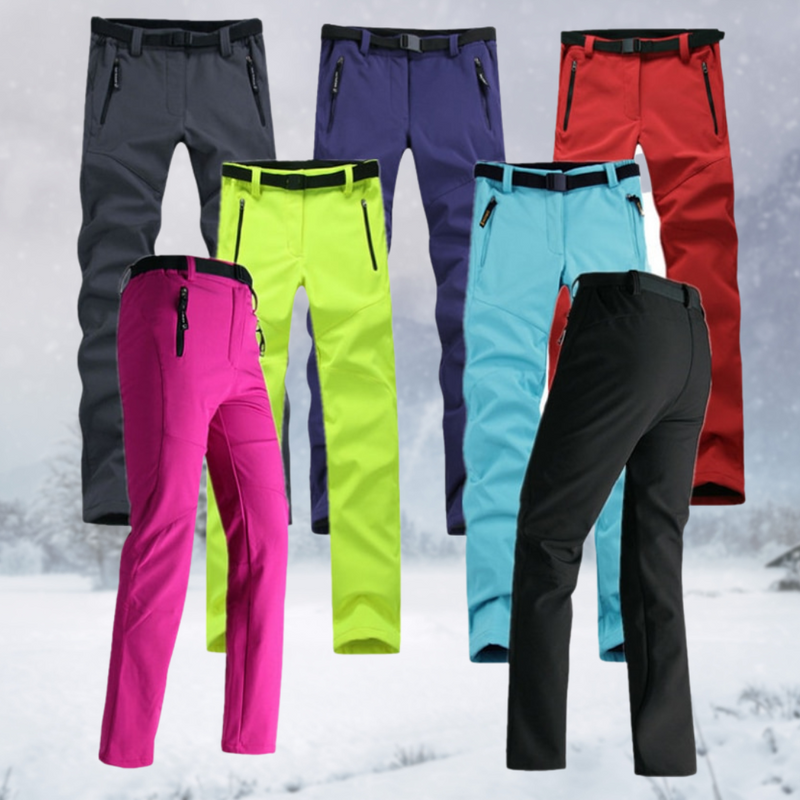 Warm Fleece Softshell Pants - Everest-Pink-S-State of Style