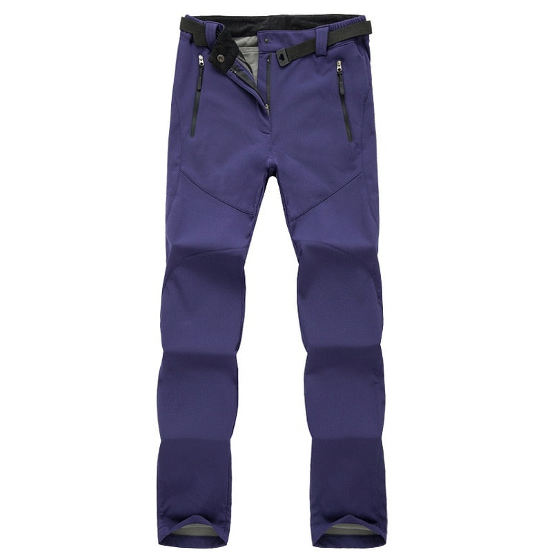 Warm Fleece Softshell Pants - Everest-Purple-S-State of Style