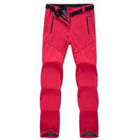 Warm Fleece Softshell Pants - Everest-Red-S-State of Style