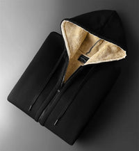 Warm Lamb Hooded Jacket | Oversized & Comfy-Navy Blue-M-State of Style