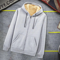 Warm Lamb Hooded Jacket | Oversized & Comfy-Navy Blue-M-State of Style