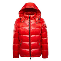 Warm Men's Puffer Winter Jacket - NordicGuard-Red-S-State of Style