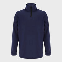 Warm Men's Sweater with Zip - Arlo-Black-S-State of Style