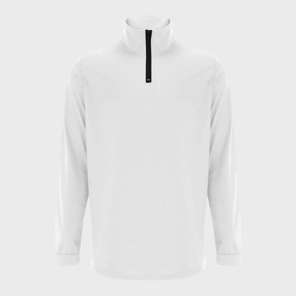 Warm Men's Sweater with Zip - Arlo-Black-S-State of Style