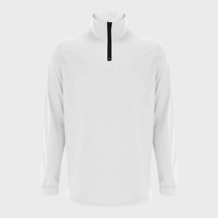 Warm Men's Sweater with Zip - Arlo-Black-S-State of Style