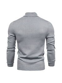 Warm Men's Turtleneck Sweater - Nordero-Light Blue-S-State of Style