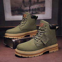 Warm Men's Winter Boots - Thane-Green-6-State of Style