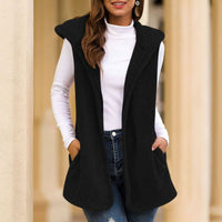 Warm Sleeveless Fleece Jacket | Comfortable & Versatile-Black-S-State of Style