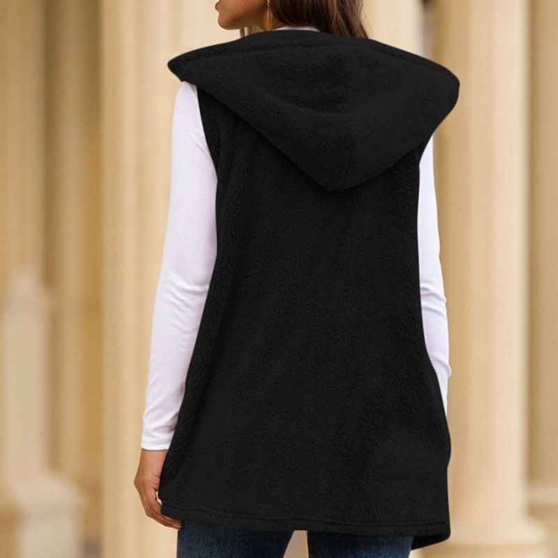 Warm Sleeveless Fleece Jacket | Comfortable & Versatile-Brown-S-State of Style