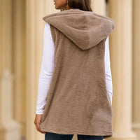 Warm Sleeveless Fleece Jacket | Comfortable & Versatile-Brown-S-State of Style