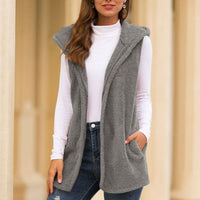 Warm Sleeveless Fleece Jacket | Comfortable & Versatile-Brown-S-State of Style