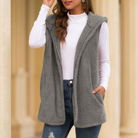 Warm Sleeveless Fleece Jacket | Comfortable & Versatile-Dark Gray-S-State of Style