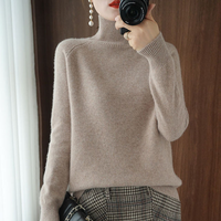 Warm Turtleneck for Women - Celeste-Khaki-S-State of Style