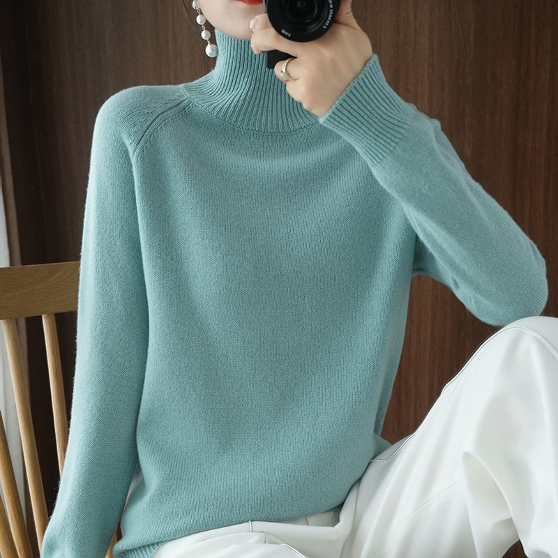 Warm Turtleneck for Women - Celeste-Teal-S-State of Style
