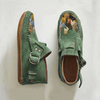 Warm Winter Ankle Boots for Women - Arlette-Green-4-State of Style