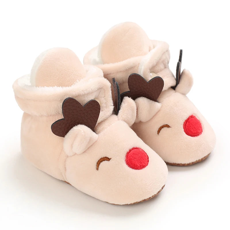 Warm Winter Booties for Babies - SnugToes-Reindeer-M (0-6 months)-State of Style