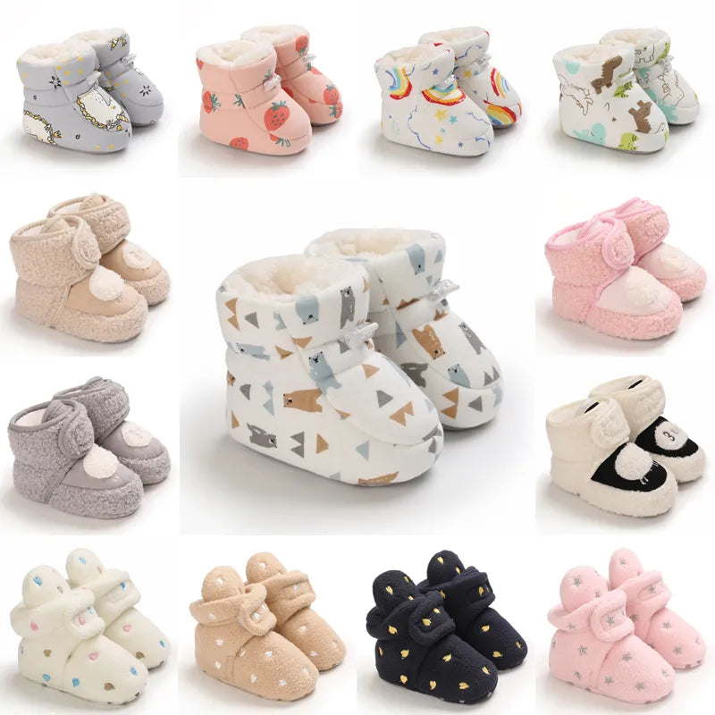 Warm Winter Booties for Babies - SnugToes-Teddy Bear-M (0-6 months)-State of Style