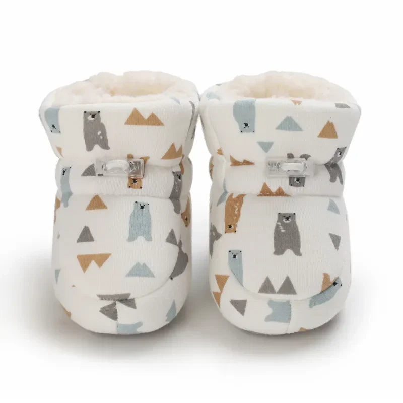 Warm Winter Booties for Babies - SnugToes-Teddy Bear-M (0-6 months)-State of Style