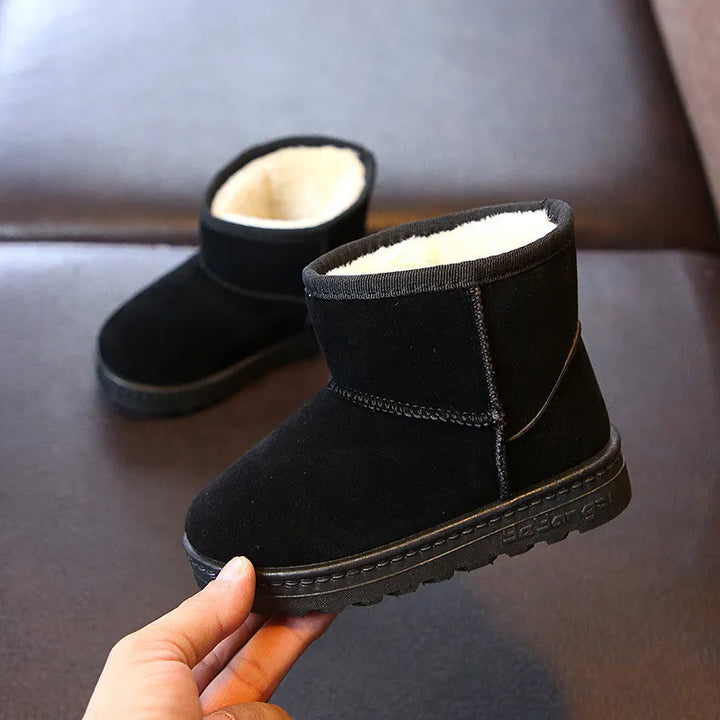 Warm Winter Boots for Boys and Girls-Black-1-State of Style