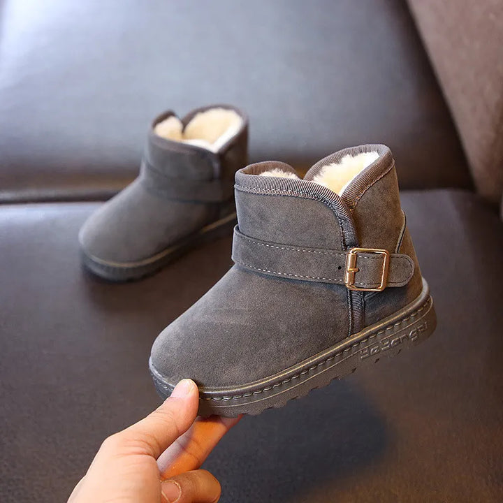 Warm Winter Boots for Boys and Girls-Grey-1-State of Style
