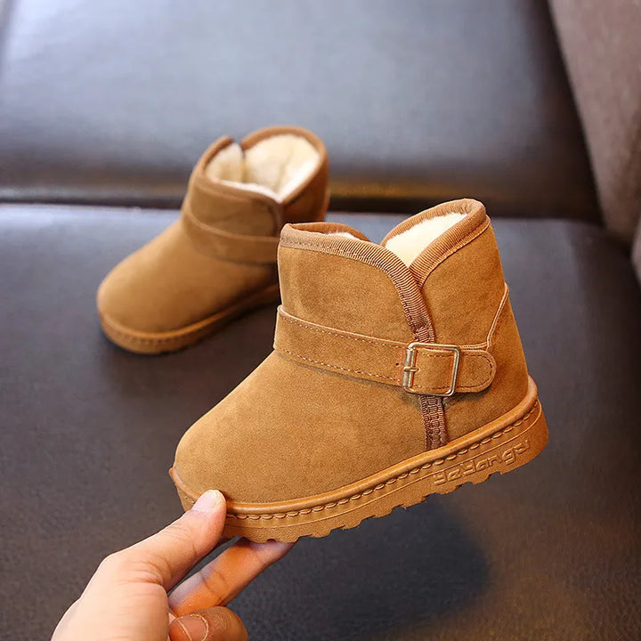 Warm Winter Boots for Boys and Girls-Khaki-1-State of Style
