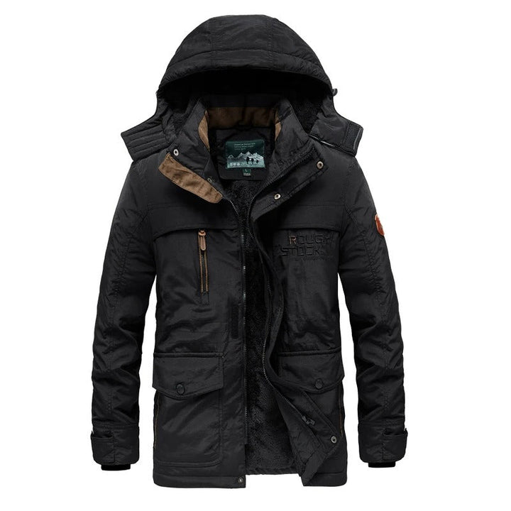 Warm Winter Jacket for Men - Daan-Black-M-State of Style
