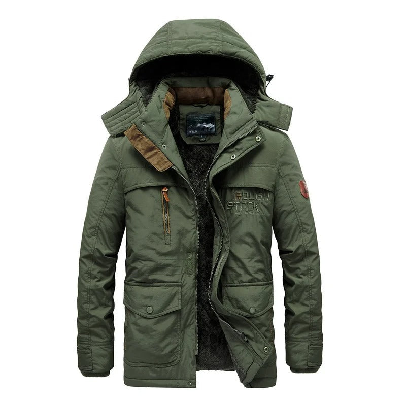 Warm Winter Jacket for Men - Daan-Green-M-State of Style