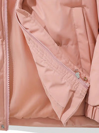 Warm Women's Hooded Jacket - Aurelia-Pink-M-State of Style
