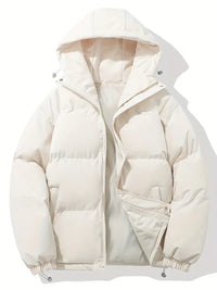 Warm Women's Hooded Jacket - Aurelia-White-M-State of Style