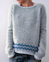 Warm Women's Jumper with Stylish Details - Nova-Gray-S-State of Style