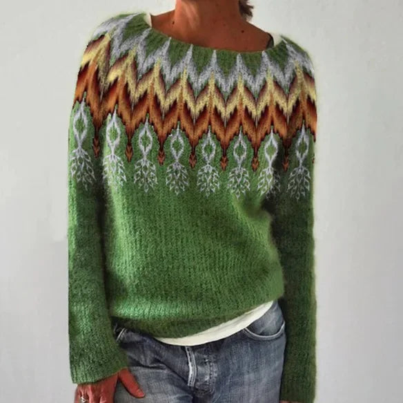 Warm Women's Jumper with Stylish Details - Nova-Spring-S-State of Style