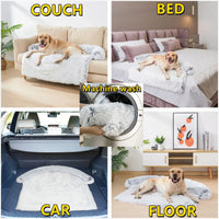 Washable Pet Sofa Blanket - PlushNest-Dark blue-S (70x70 cm)-State of Style