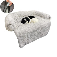 Washable Pet Sofa Blanket - PlushNest-Light grey-S (70x70 cm)-State of Style