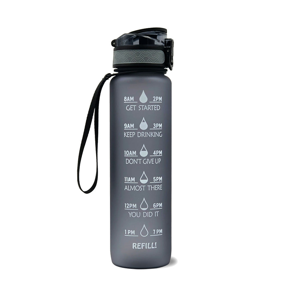 Water bottle with Timeline - HydraHero-Grey-State of Style