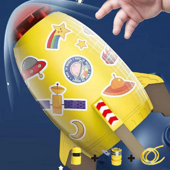 Water Fountain Toys for Children – AquaBlast-Yellow-State of Style