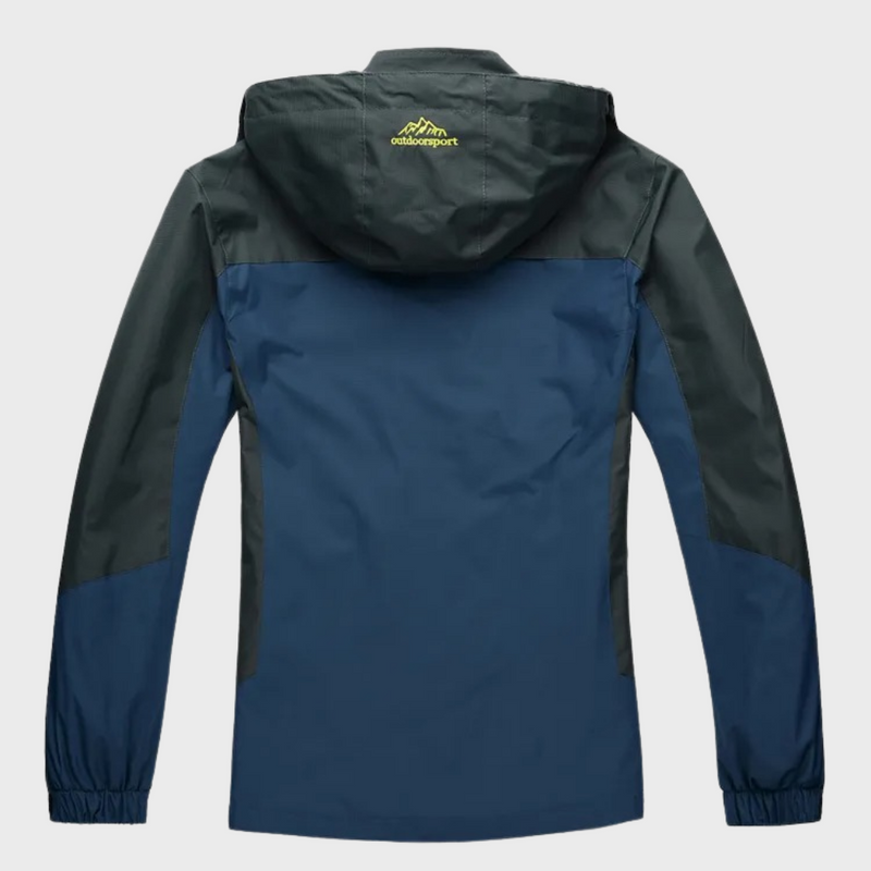 Water-Resistant Men's Windbreaker - Zephyr-Blue-L-State of Style