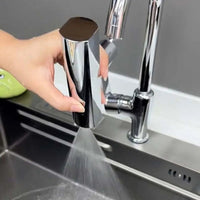 Water-Saving Faucet Extender - AquaPower-Silver-State of Style