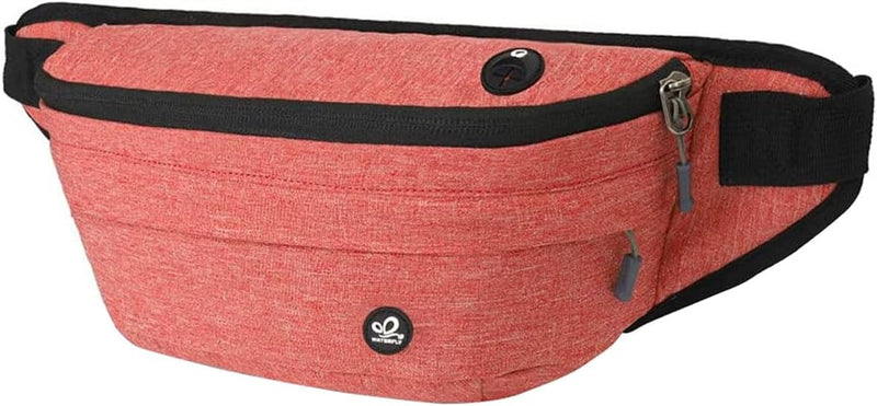 Large Waterproof Waist Bag with Adjustable Strap and Multi-Pockets – 1+1 FREE
