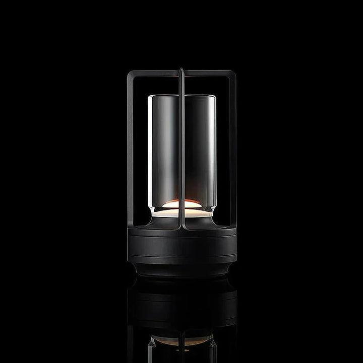 Waterproof and Portable Crystal Table Lamp - AuroraGlow-3 Colours - Touch Control-Black-State of Style