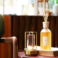Waterproof and Portable Crystal Table Lamp - AuroraGlow-3 Colours - Touch Control-Gold-State of Style