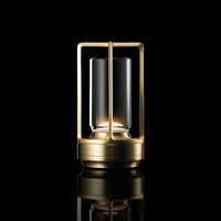Waterproof and Portable Crystal Table Lamp - AuroraGlow-3 Colours - Touch Control-Gold-State of Style