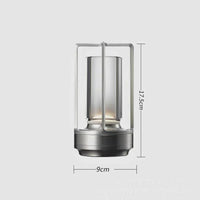 Waterproof and Portable Crystal Table Lamp - AuroraGlow-3 Colours - Touch Control-Gold-State of Style