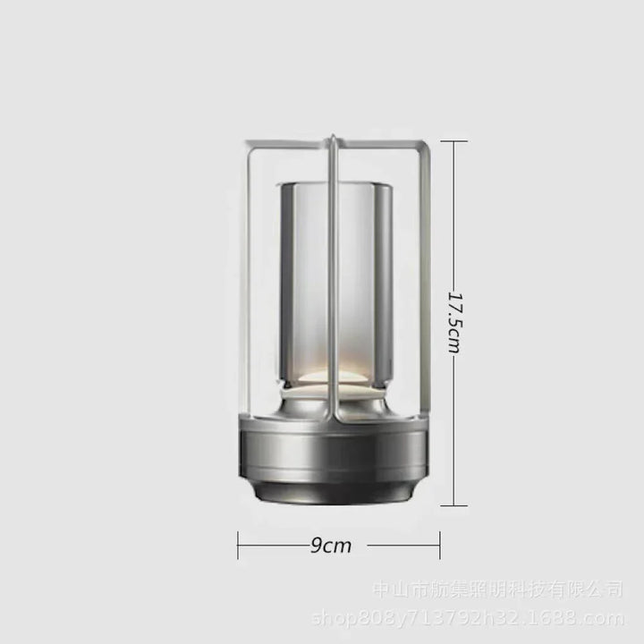 Waterproof and Portable Crystal Table Lamp - AuroraGlow-3 Colours - Touch Control-Gold-State of Style