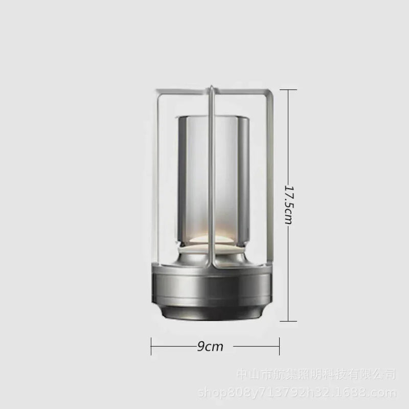 Waterproof and Portable Crystal Table Lamp - AuroraGlow-3 Colours - Touch Control-Gold-State of Style